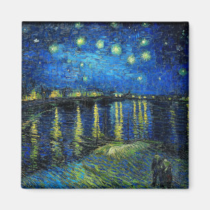 Starry Night Over the Rhone by Vincent Van Gogh Magnet