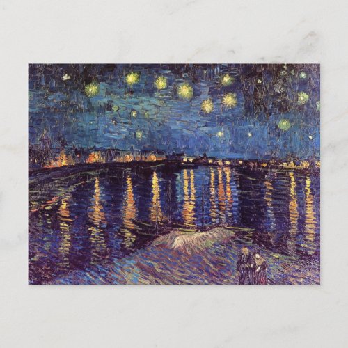 Starry Night Over the Rhone by Vincent van Gogh Postcard