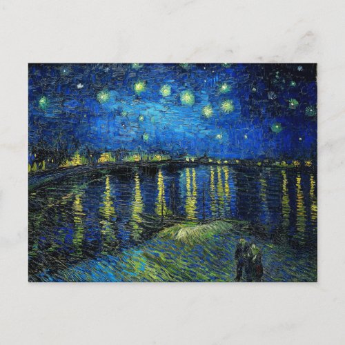Starry Night Over the Rhone by Vincent Van Gogh Postcard