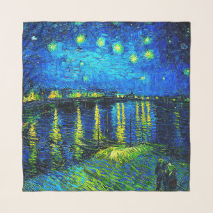 Starry Night Over the Rhone by Vincent Van Gogh Scarf
