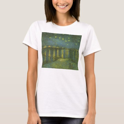 Starry Night Over the Rhone by Vincent van Gogh T_Shirt