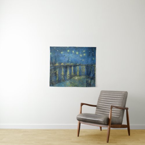 Starry Night Over The Rhone by Vincent van Gogh Tapestry