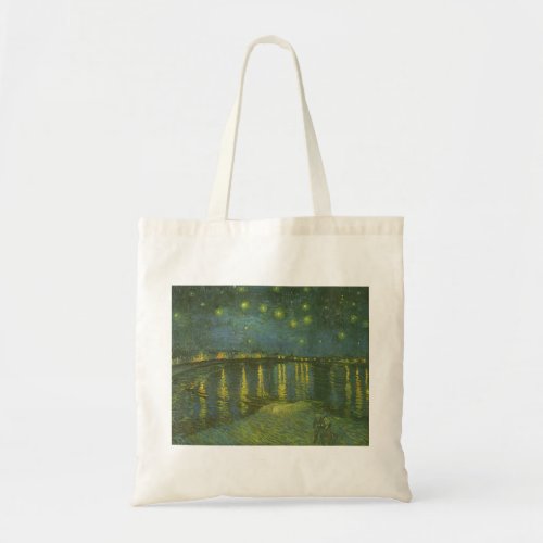 Starry Night Over the Rhone by Vincent van Gogh Tote Bag