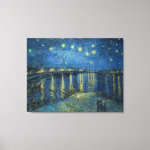 Starry Night Over the Rhone Canvas Print
