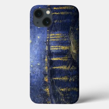 Starry Night Over The Rhône Iphone 13 Case by vintage_gift_shop at Zazzle