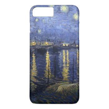 Starry Night Over The Rhône Iphone 8 Plus/7 Plus Case by vintage_gift_shop at Zazzle