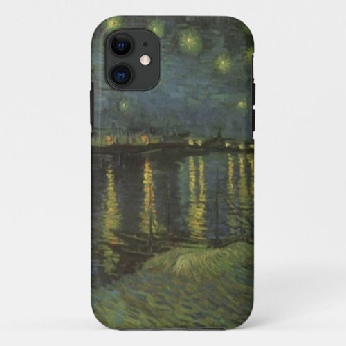 Starry Night Over the Rhone iPhone 11 Case
