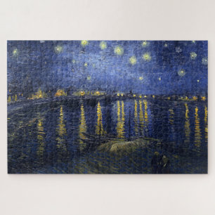 Starry Night Over the Rhone Jigsaw Puzzle
