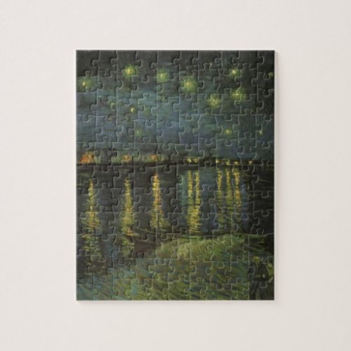 Starry Night Over the Rhone Jigsaw Puzzle