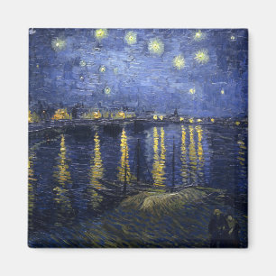 Starry Night Over the Rhône Magnet