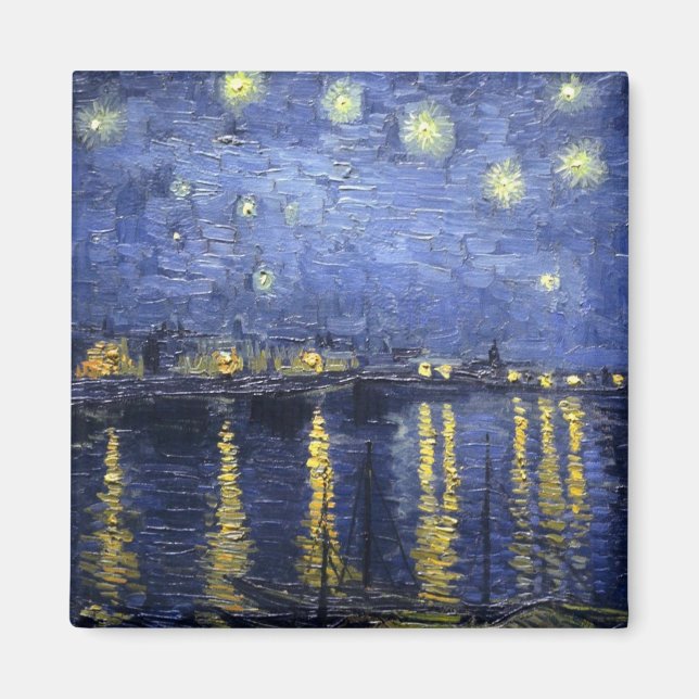 Starry Night Over The Rhone Magnet 3 (Front)