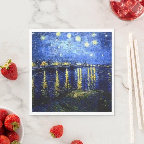 Starry Night over the Rhone Napkins