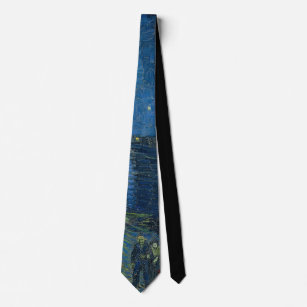 Starry Night Over the Rhone Neck Tie