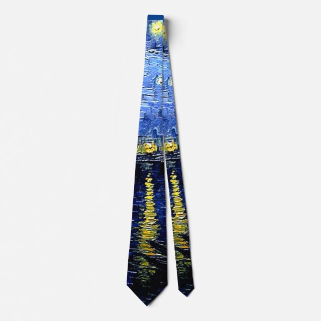 Starry Night over the Rhone Neck Tie (Front)