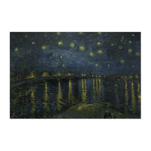 Starry Night Over the Rhône, oil painting Van Gogh Acrylic Print
