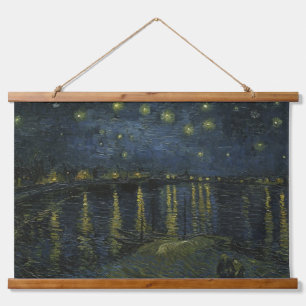 Starry Night Over the Rhône, oil painting Van Gogh Hanging Tapestry