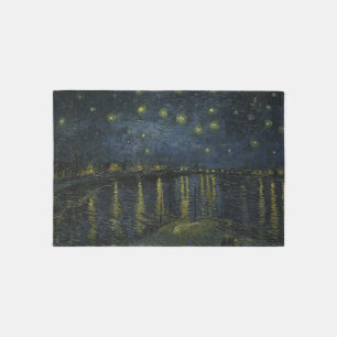 Starry Night Over the Rhône, oil painting Van Gogh Rug