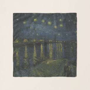 Starry Night Over the Rhône, oil painting Van Gogh Scarf