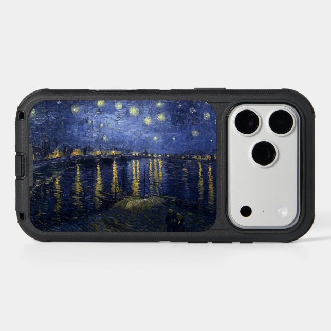 Starry Night Over the Rhone Otterbox iPhone Case (Back Horizontal)