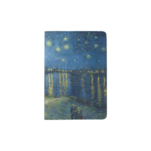 Starry Night Over the Rhone Passport Holder (Front)