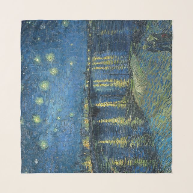 Starry Night Over the Rhone Scarf (Front)