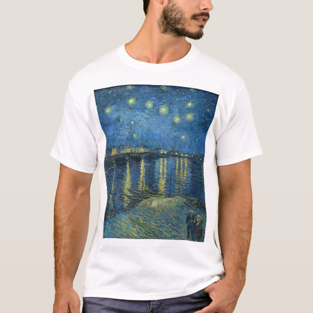 Starry Night Over the Rhone T-Shirt (Front)