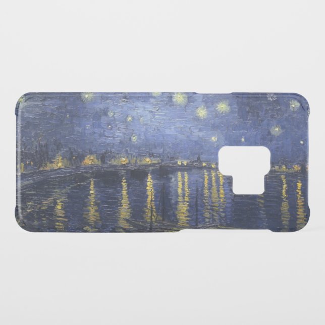 Starry Night Over the Rhone Uncommon Samsung Galaxy Case (Back (Horizontal))