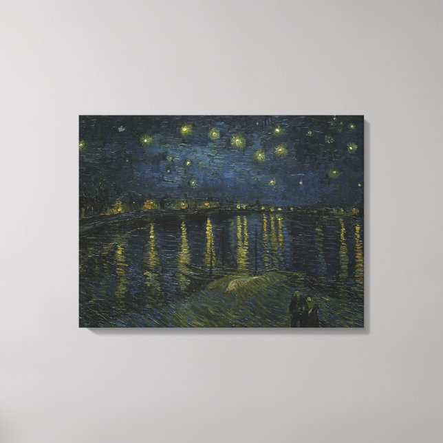 Starry Night Over the Rhone - Van Gogh Canvas Print (Front)