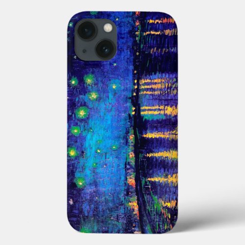 Starry Night Over the Rhone Van Gogh Fine Art iPhone 13 Case