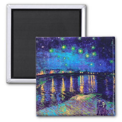 Starry Night Over the Rhone Van Gogh Fine Art Magnet