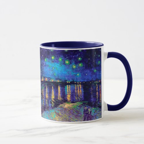 Starry Night Over the Rhone Van Gogh Fine Art Mug