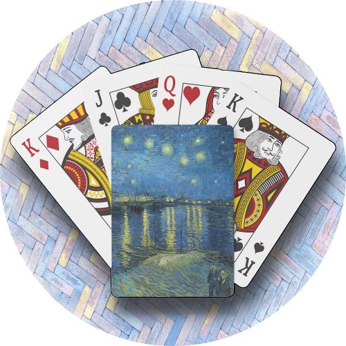 Starry Night Over the Rhone _ van Gogh _ Poker Cards