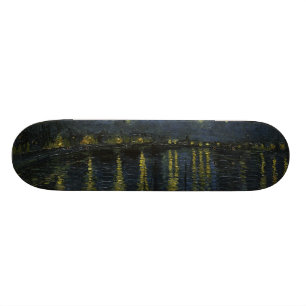 Starry Night Over the Rhone - Van Gogh Skateboard