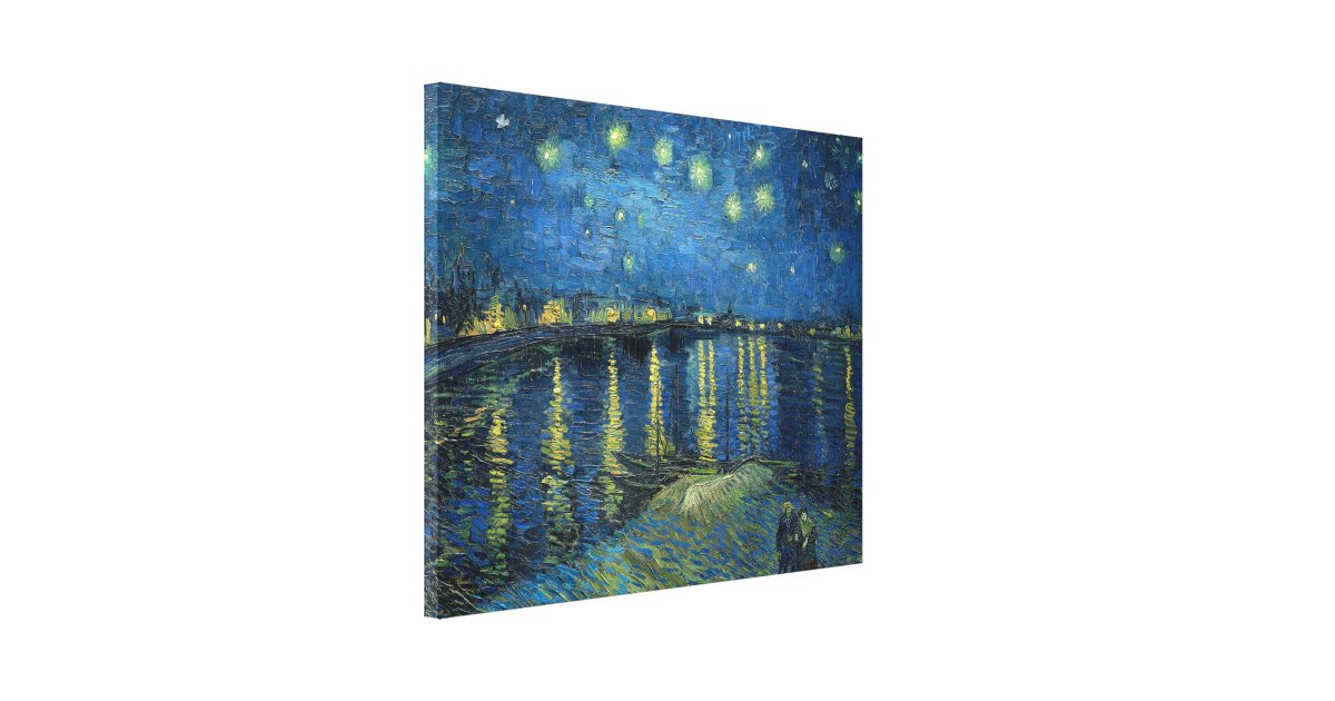 Starry Night Over the Rhône | Vincent Van Gogh Canvas Print | Zazzle