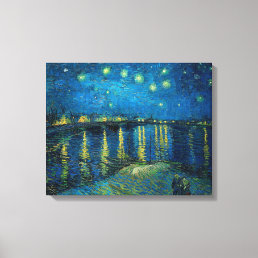 Starry Night Over the Rh&#244;ne | Vincent Van Gogh Canvas Print