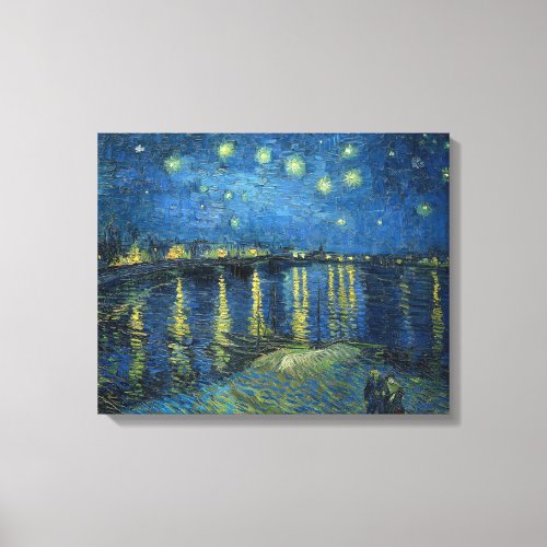 Starry Night Over the Rhne  Vincent Van Gogh Canvas Print