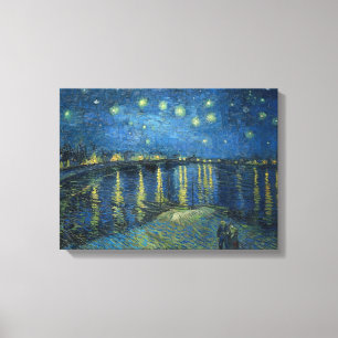 Starry Night Over The Rhone Vincent van Gogh Canvas Print