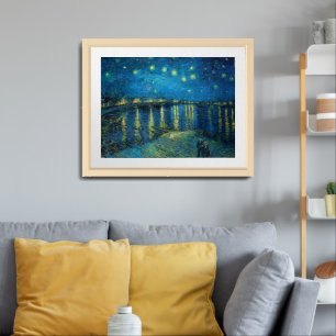 Starry Night Over the Rhône Vincent van Gogh Framed Art