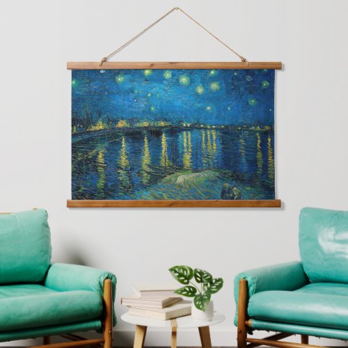 Starry Night Over the Rhne  Vincent Van Gogh Hanging Tapestry