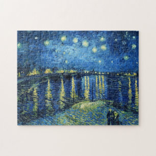 Starry Night over the Rhone Vincent van Gogh Jigsaw Puzzle