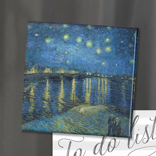 Starry Night Over the Rhne  Vincent Van Gogh Mag Magnet