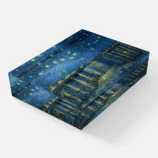 Starry Night Over the Rhône-Vincent van Gogh Paperweight