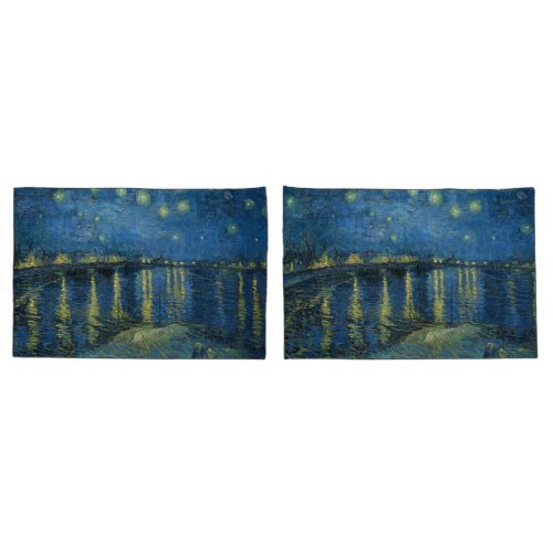 Starry Night Over The Rhone Vincent van Gogh Pillowcase