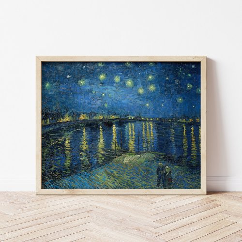 Starry Night Over the Rhne  Vincent Van Gogh Poster