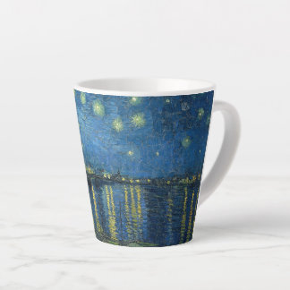 Starry Night Over the Rhône-Vincent van Gogh Small Latte Mug
