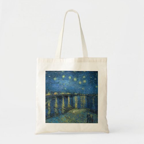 Starry Night Over the Rhone Vincent Van Gogh Tote Bag