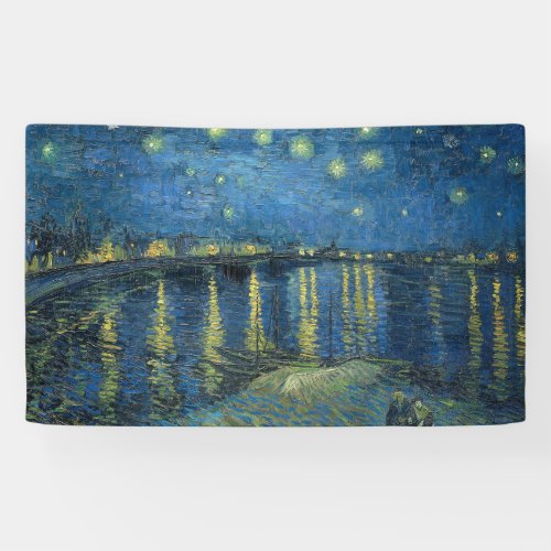 Starry Night Over the River Rhone by van Gogh Banner