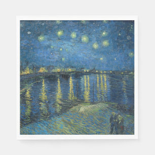Starry Night Over the River Rhone (by van Gogh) Napkins