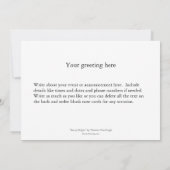 Starry Night painting by artist Vincent Van Gogh (Back)