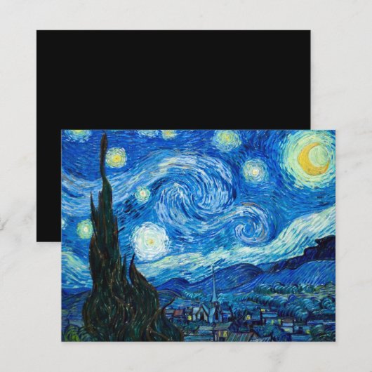 Starry Night Painting By Painter Vincent Van Gogh (Front/Back)
